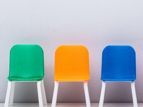 Row of chairs