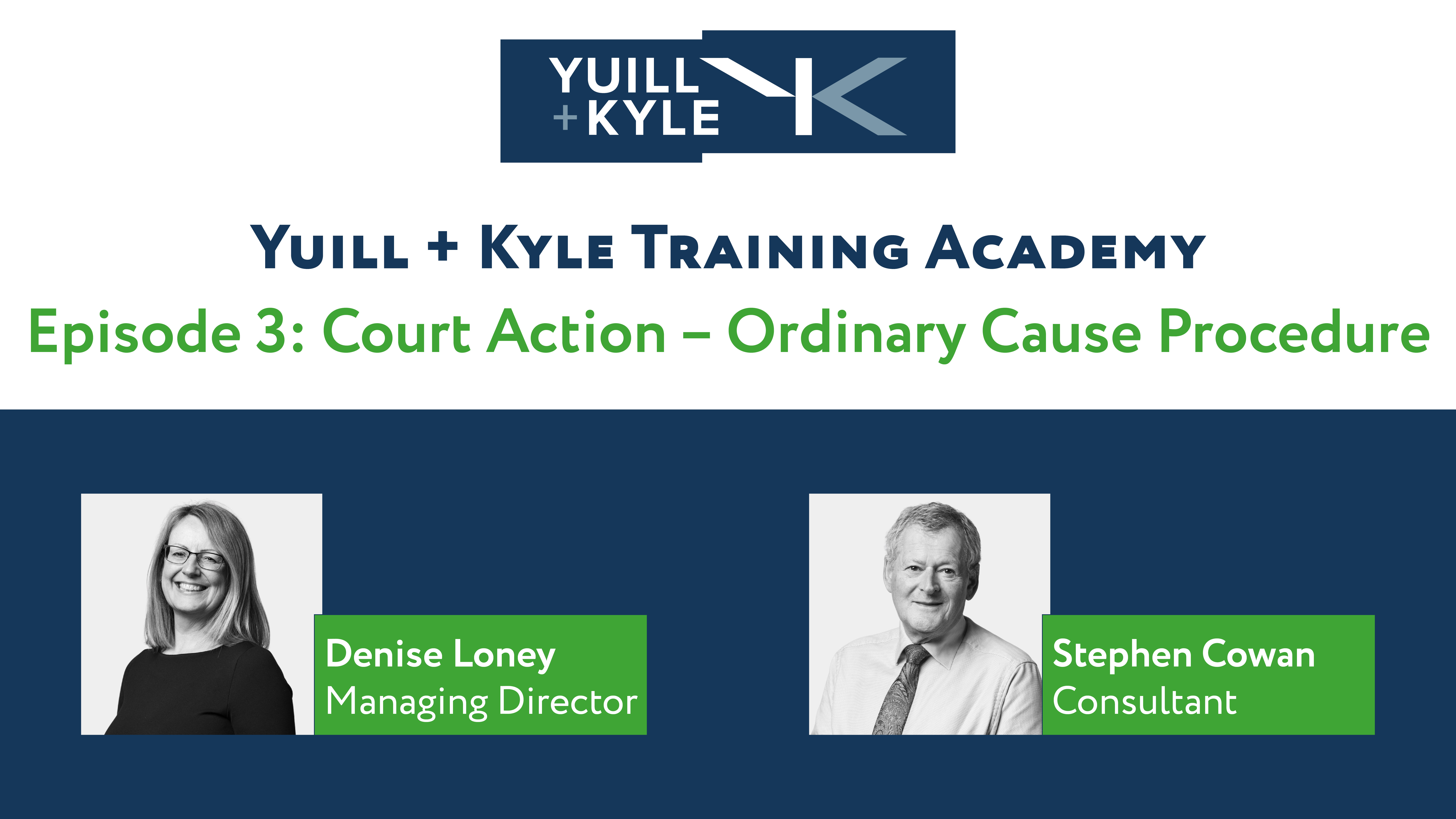 Y+K Podcast Episode 3 Ordinary Cause Procedure