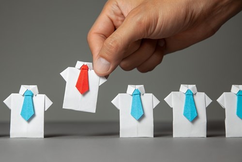 Miniature paper shirts and ties